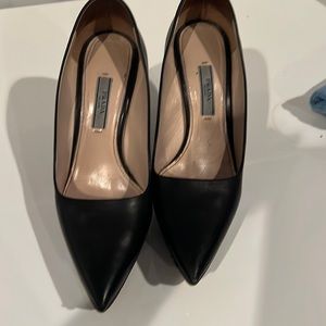 Prada platform pumps